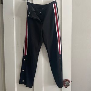 Topshop striped track style pant